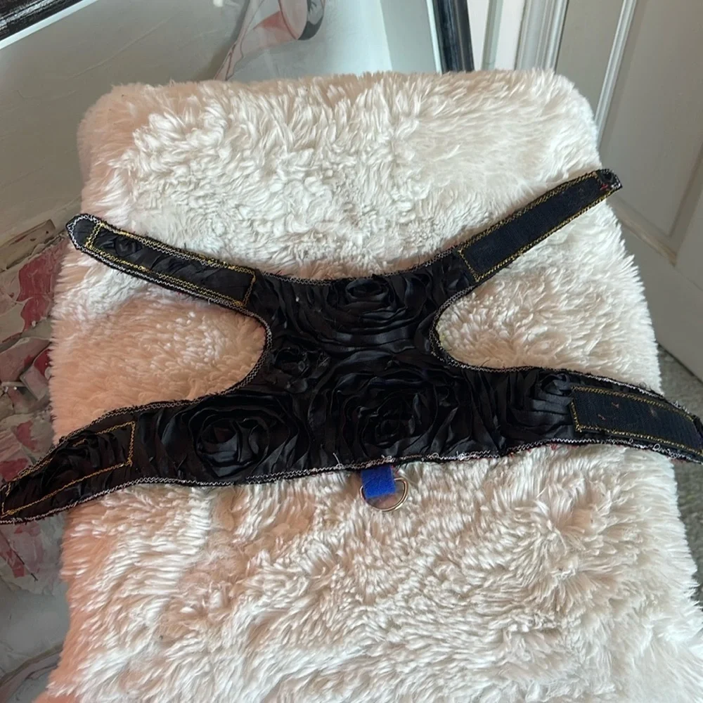 Stylish Black and Tan Dog Harness